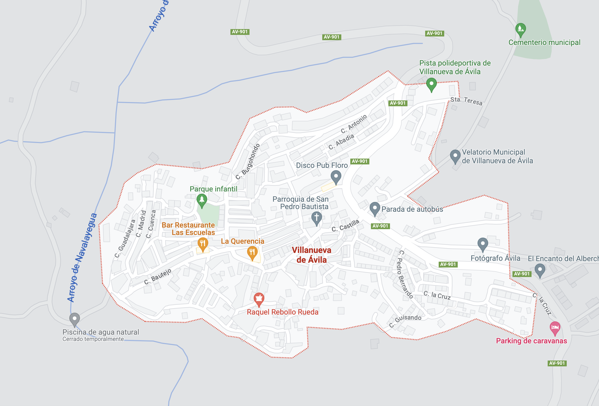 Mapa ubicación de Bodegas Castellanas